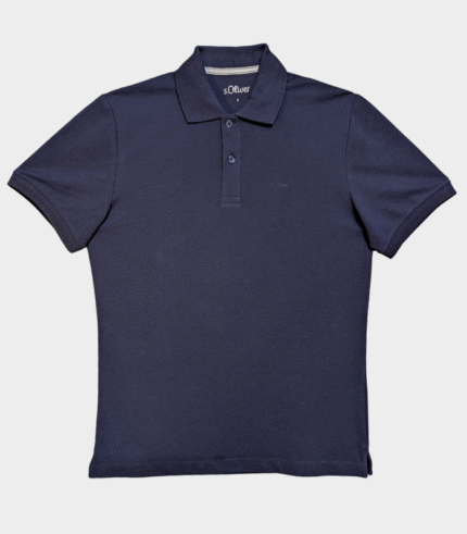 Men’s Classic Polo T-Shirt (Navy Blue)