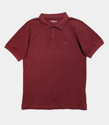 Men’s Classic Polo T-Shirt (Maroon)